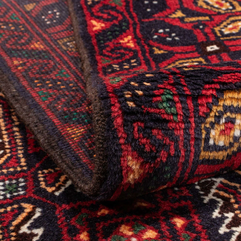 Runner Belutsch Rug - 193 x 103 cm - red