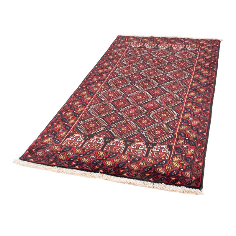 Runner Belutsch Rug - 193 x 103 cm - red