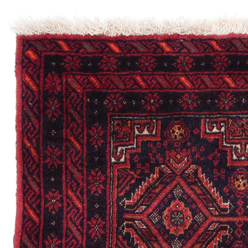 Belutsch Rug - 169 x 136 cm - dark red