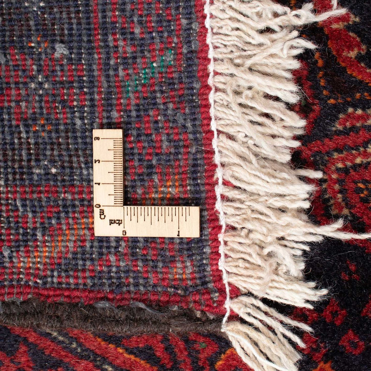 Belutsch Rug - 169 x 136 cm - dark red