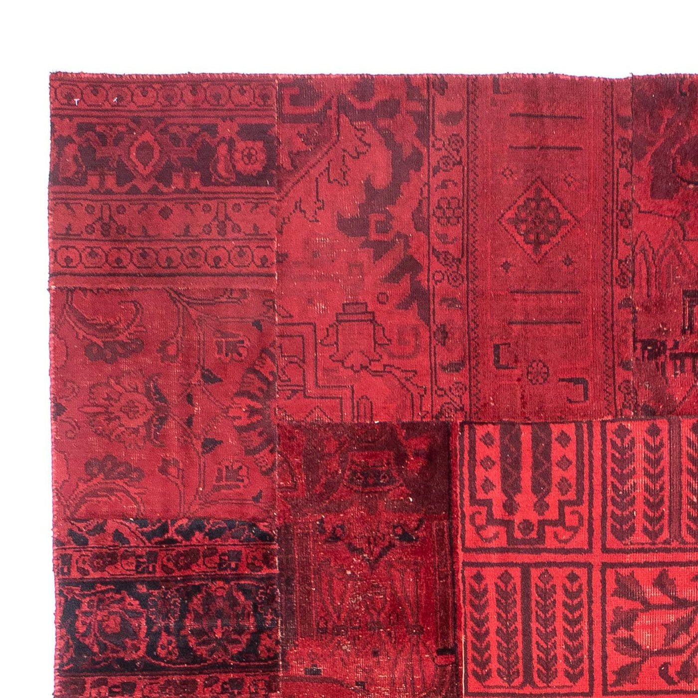 Patchwork Rug 296x196cm - Perserteppich Wollteppich