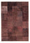 Patchwork Rug - 233 x 195 cm - dark brown