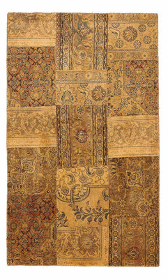 Patchwork Rug - 205 x 131 cm - multicolored
