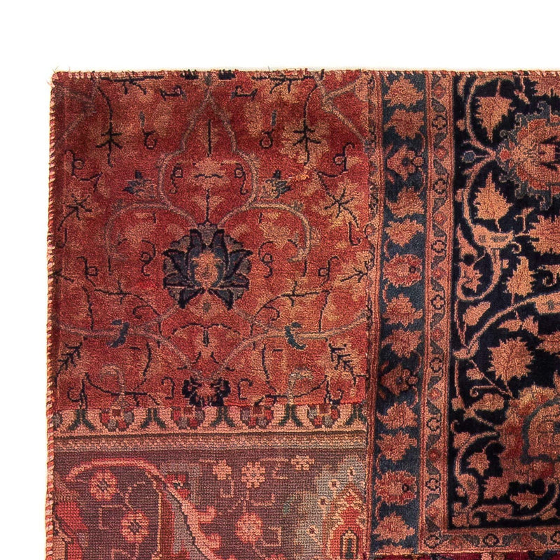 Patchwork Rug - 207 x 135 cm - multicolored