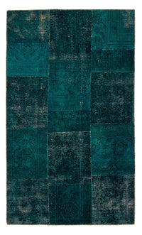 Patchwork Rug - 205 x 131 cm - multicolored