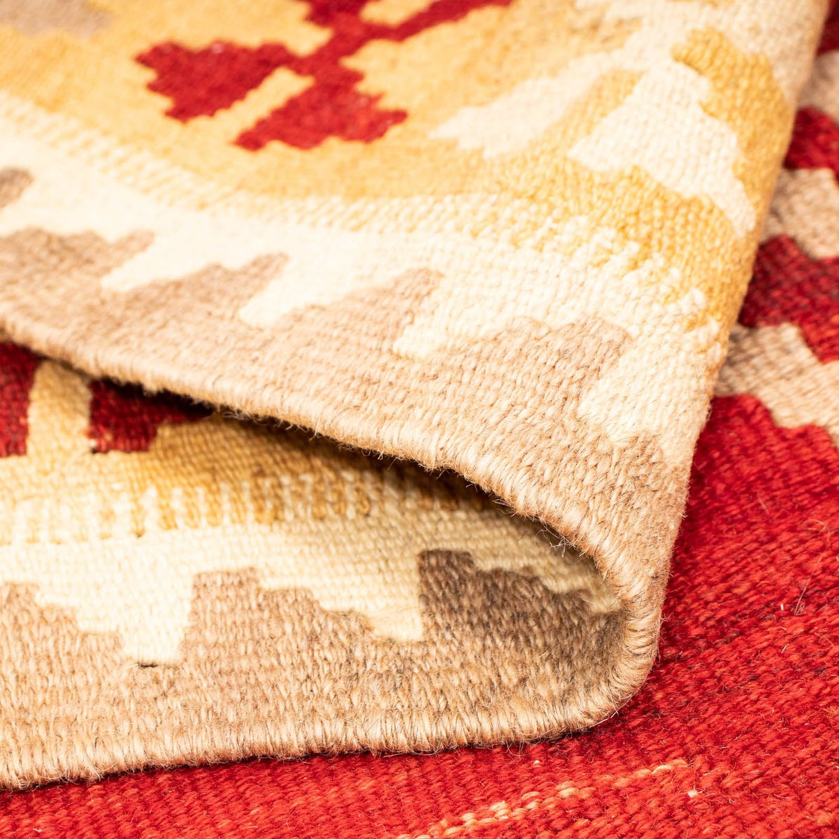 Kelim Rug - Oriental - 252 x 178 cm - dark red