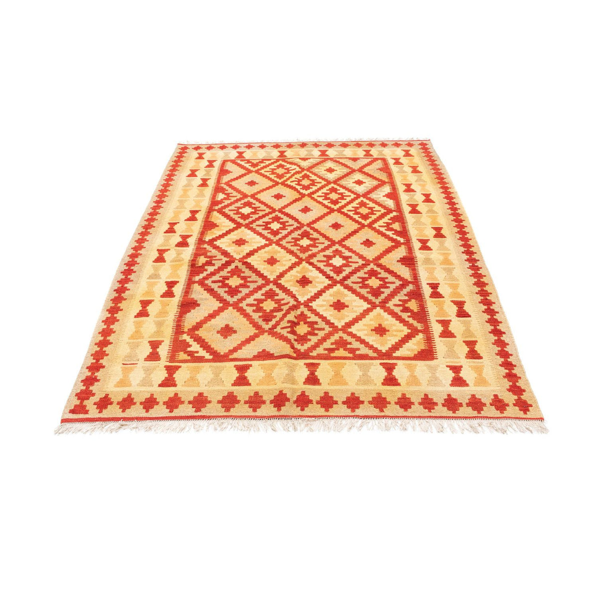 Kelim Rug - Oriental - 211 x 155 cm - red