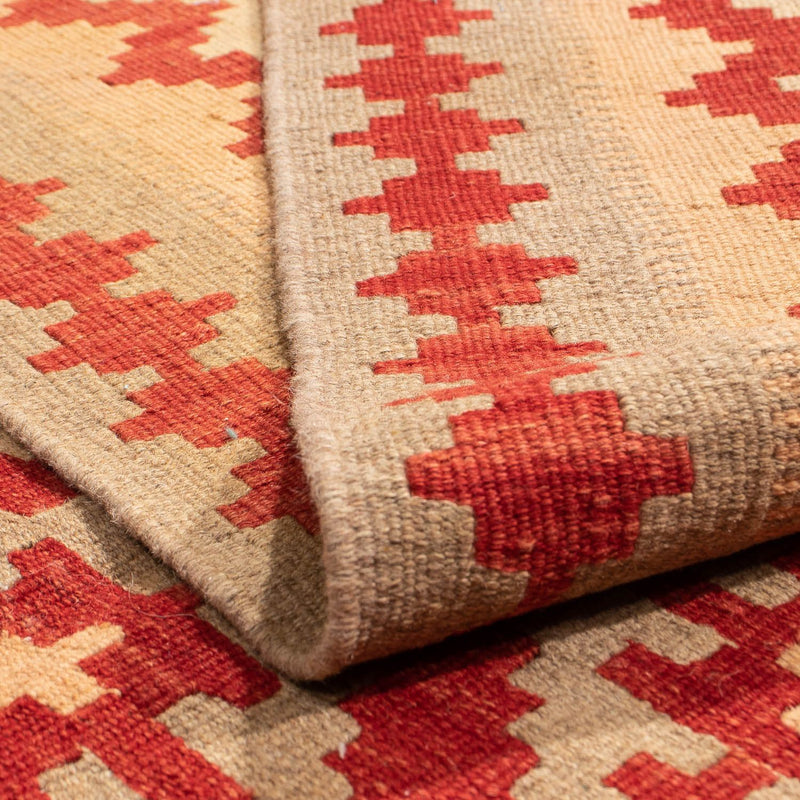 Kelim Rug - Oriental - 206 x 152 cm - dark red