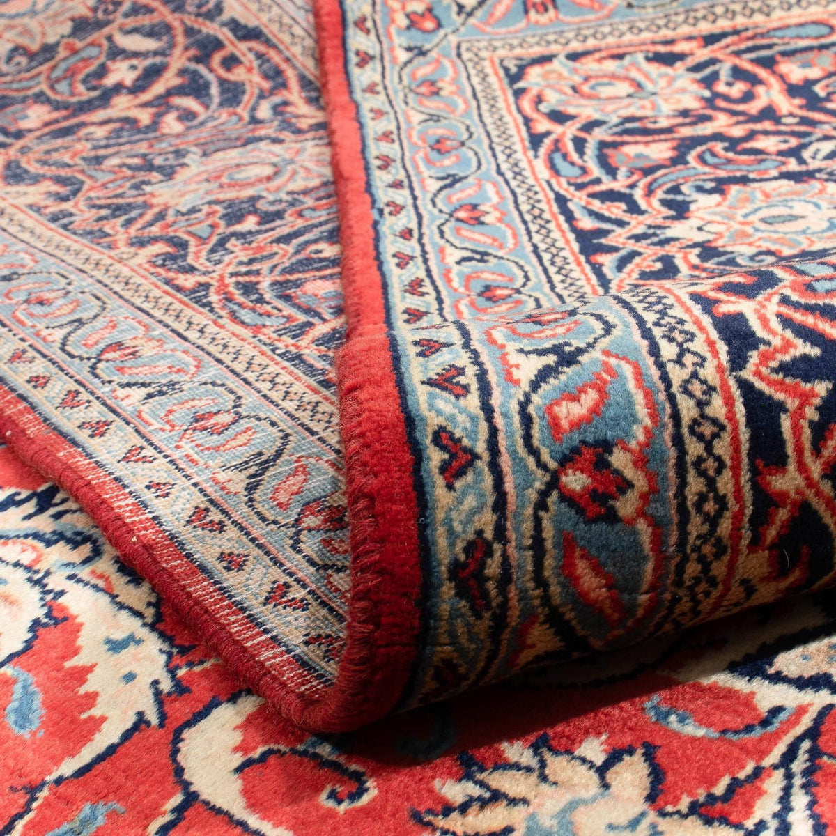 Patchwork Rug - 355 x 270 cm - light red