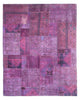 Patchwork Rug 240x307cm - Perserteppich Wollteppich