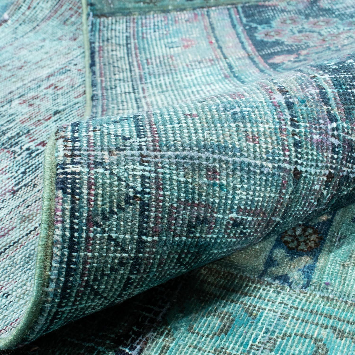 Patchwork Rug - 299 x 238 cm - multicolored