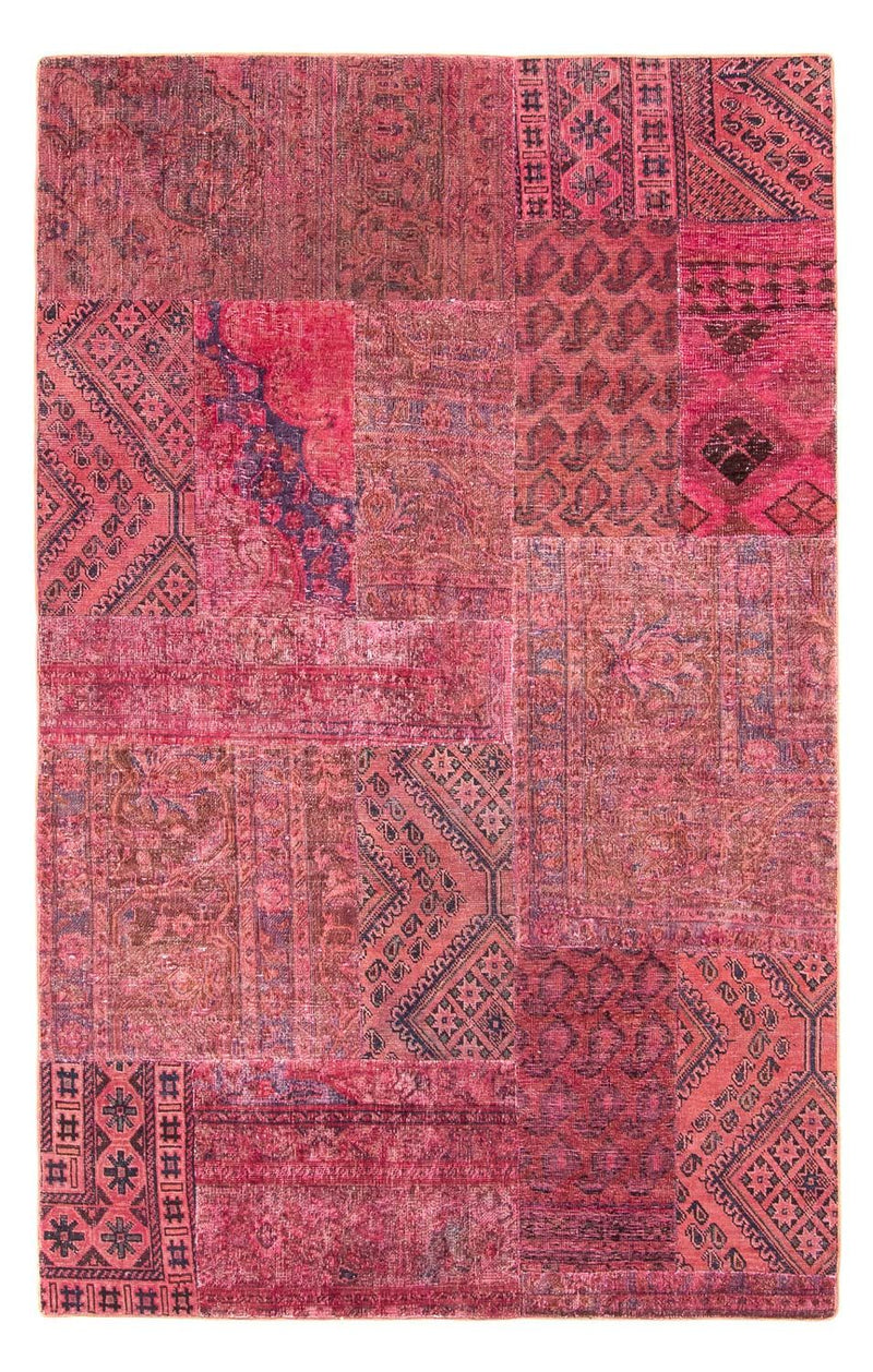 Patchwork Rug - 239 x 152 cm - multicolored