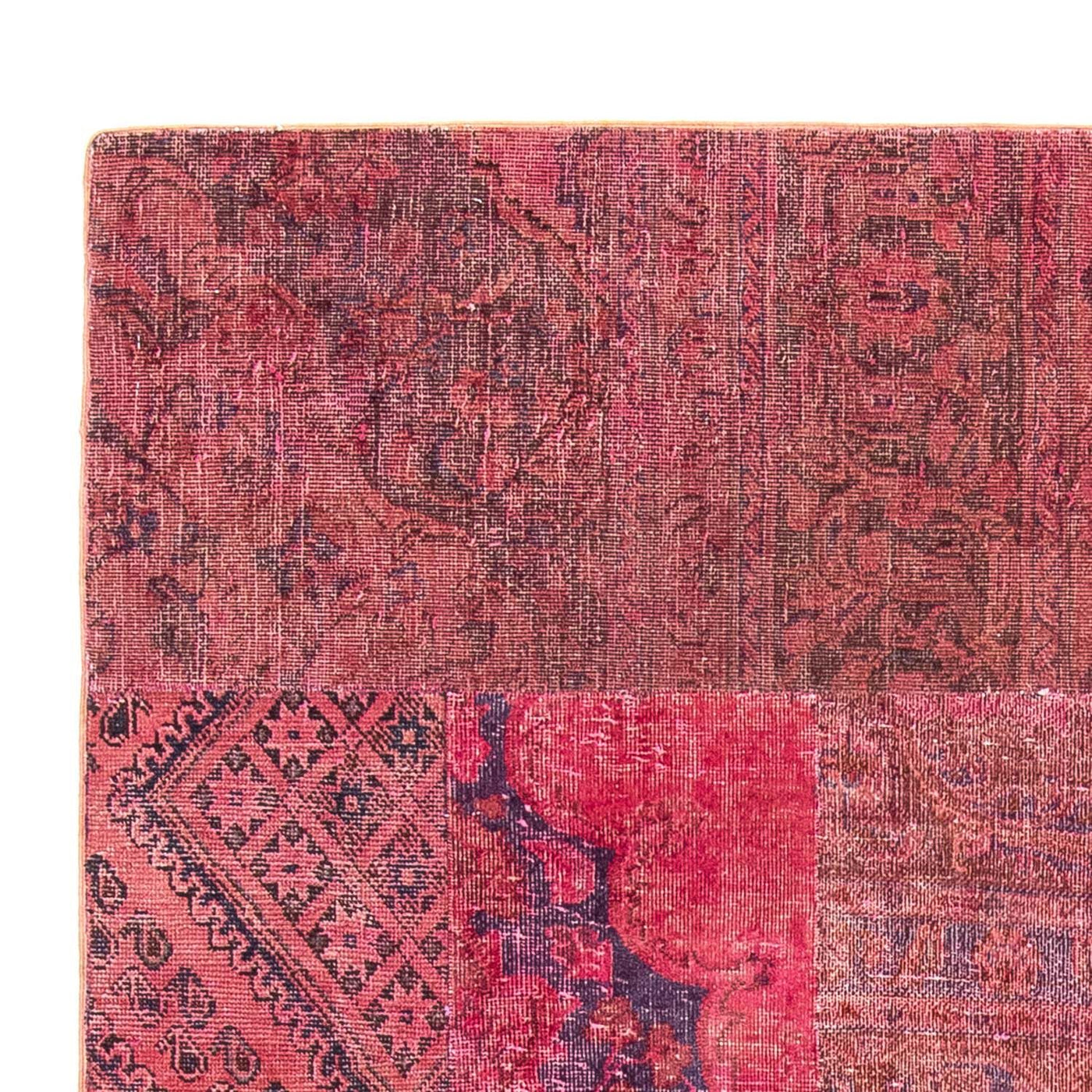 Patchwork Rug 239x152cm - Perserteppich Wollteppich