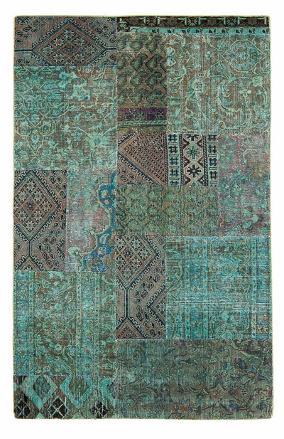 Patchwork Rug 150x234cm - Wool Rug