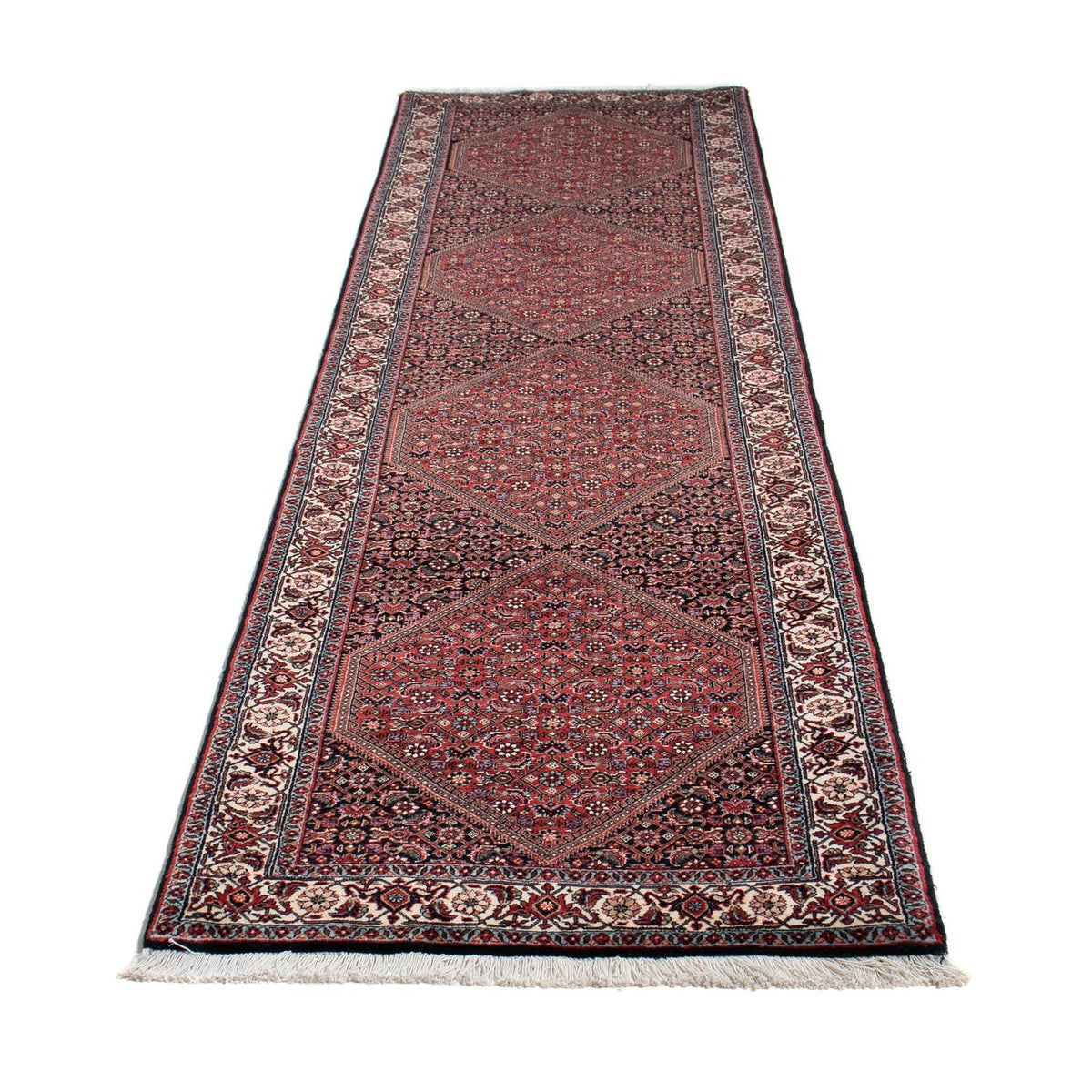 Runner Perser Rug - Bidjar - 308 x 78 cm - light red