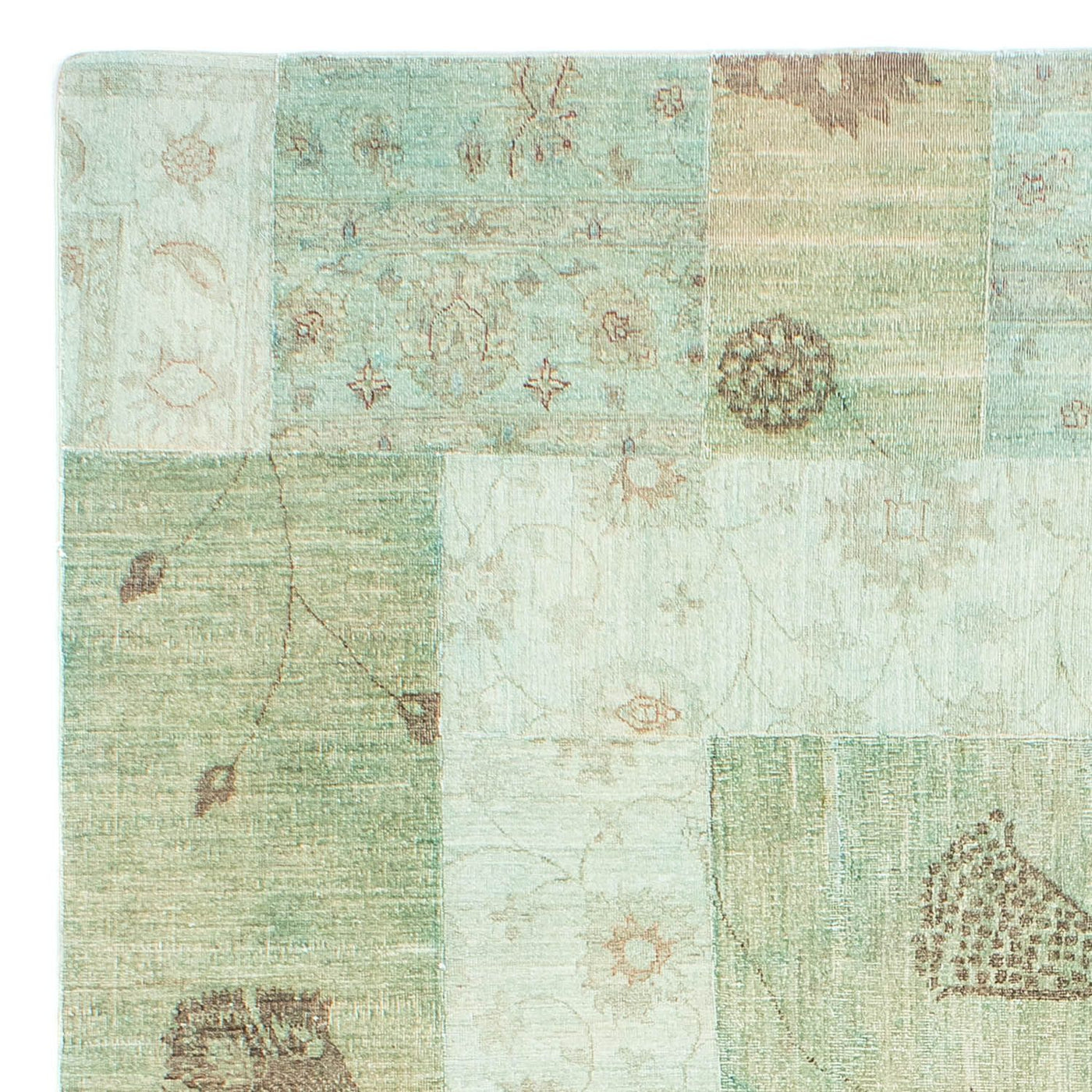 Patchwork Rug 292x190cm - Perserteppich Wollteppich