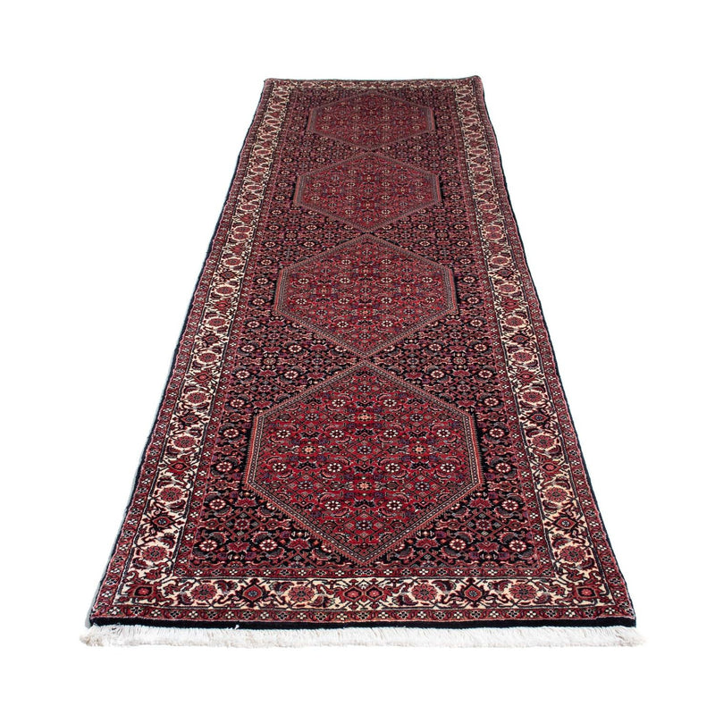 Runner Perser Rug - Bidjar - 300 x 83 cm - dark red