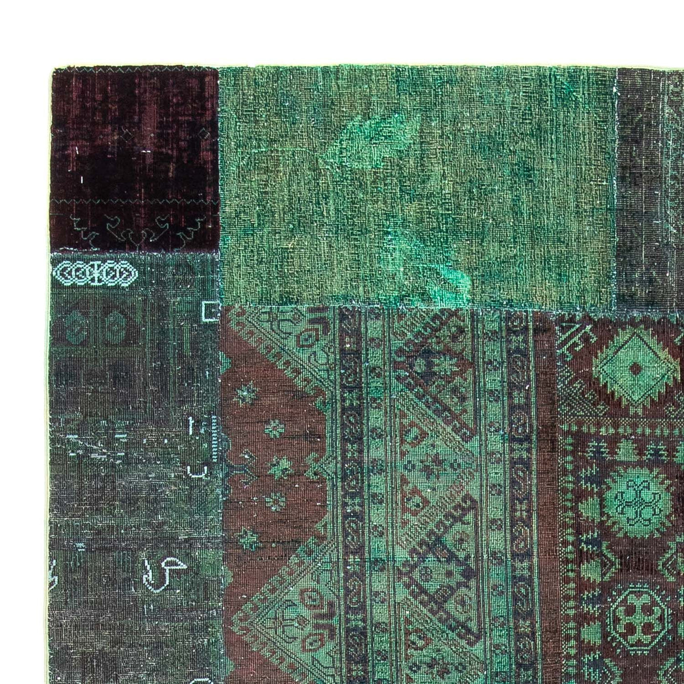 Patchwork Rug 270x175cm - Perserteppich Wollteppich