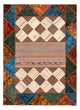 Patchwork Rug 224x164cm - Perserteppich Wollteppich