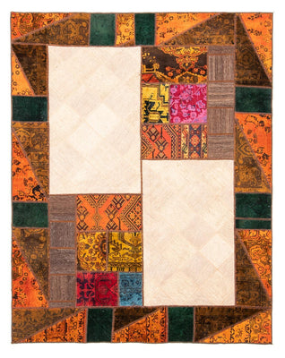 Patchwork Rug - 249 x 194 cm - multicolored