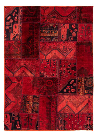 Patchwork Rug 148x208cm - Perserteppich Wollteppich