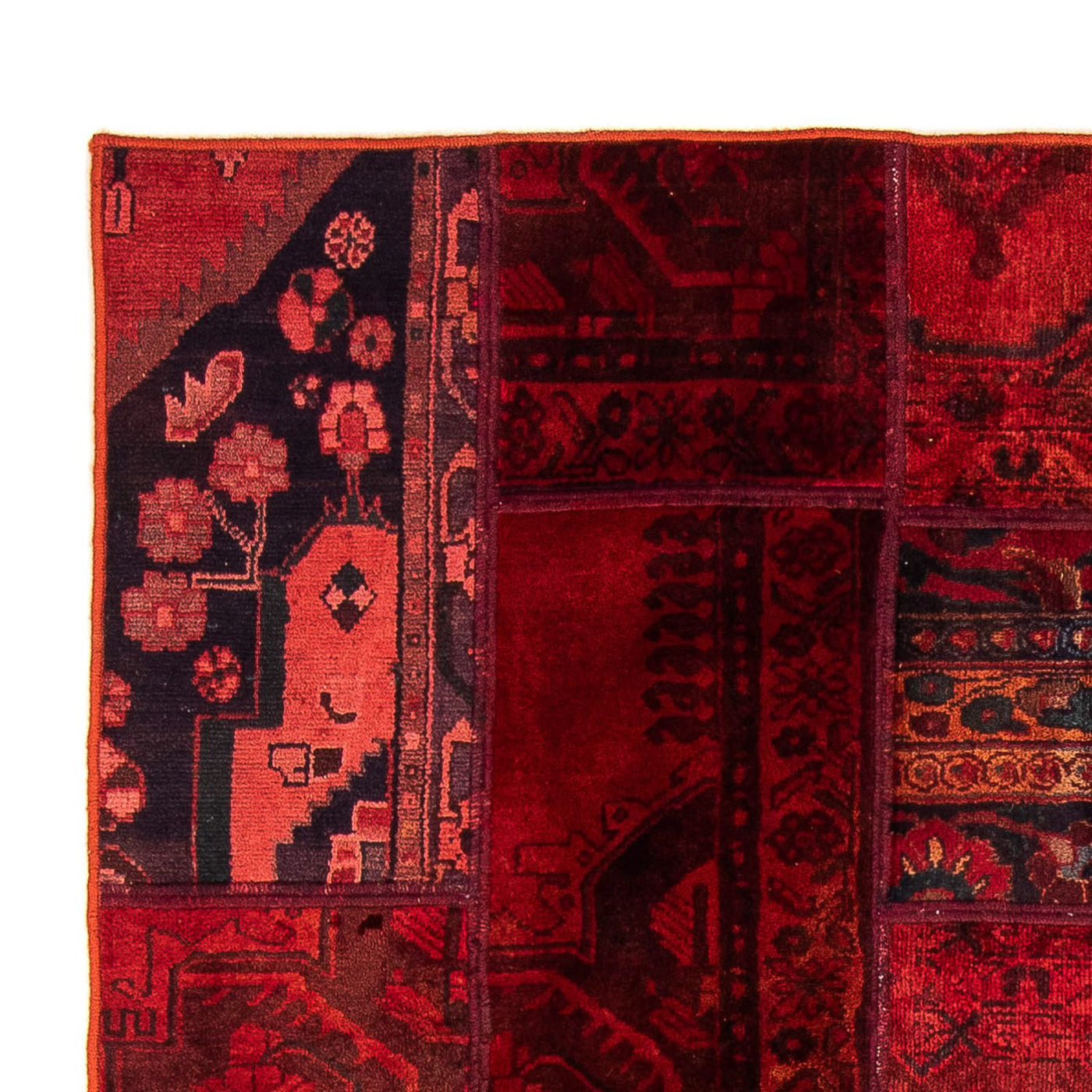Patchwork Teppich 208x148cm - Orientteppich
