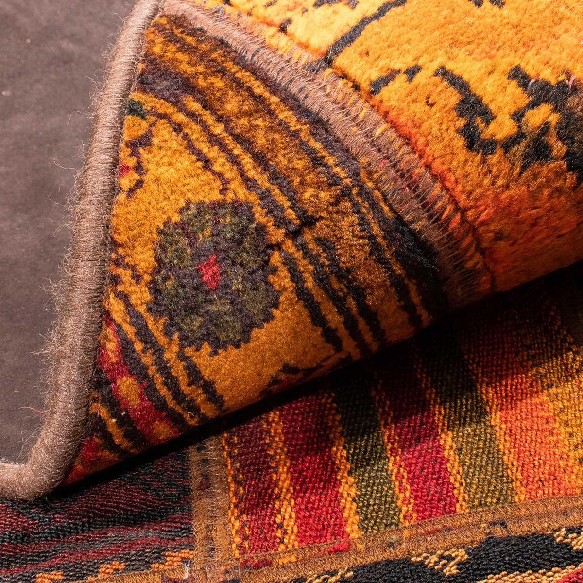 Patchwork Rug - 234 x 176 cm - multicolored