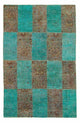 Patchwork Rug 240x149cm - Wool Rug