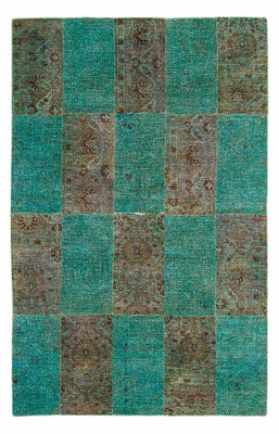 Patchwork Rug - 243 x 149 cm - multicolored