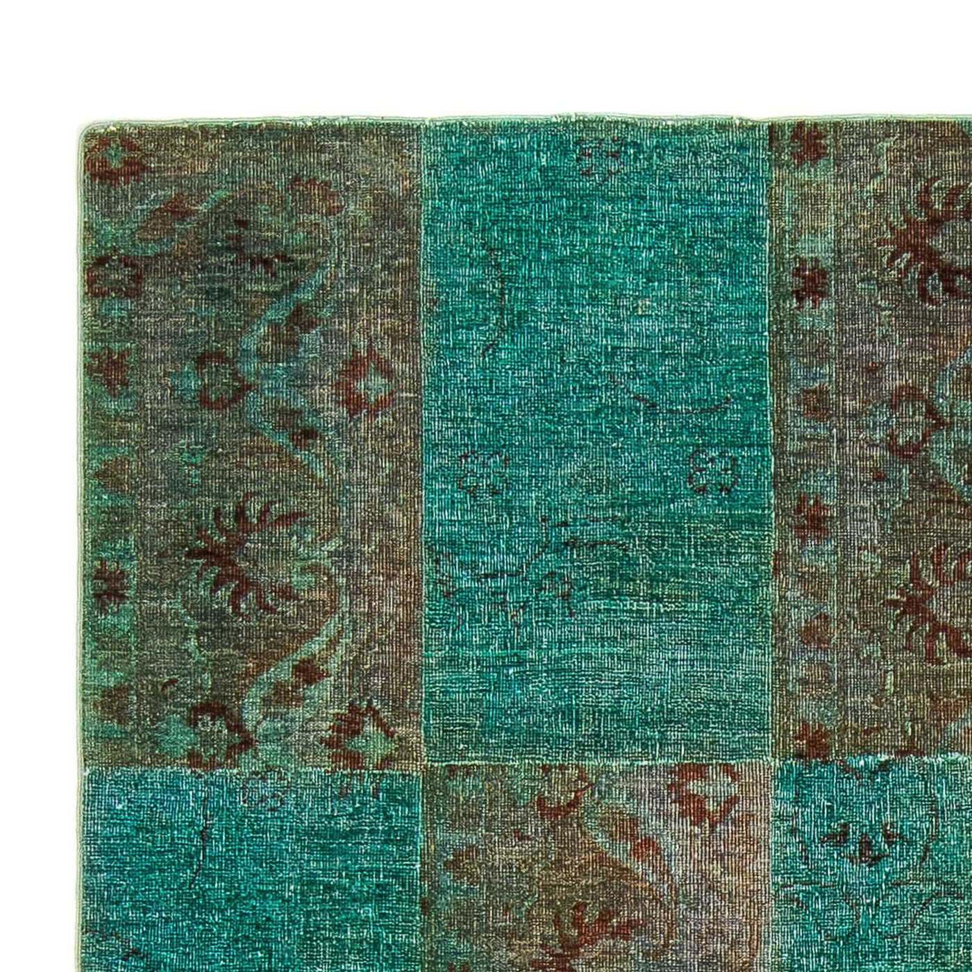 Patchwork Rug 243x149cm - Wool Rug