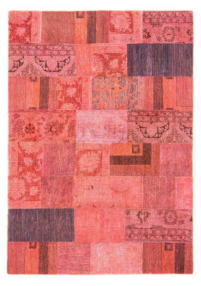 Patchwork Rug 166x237cm - Perserteppich Wollteppich