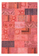 Patchwork Rug 166x237cm - Perserteppich Wollteppich