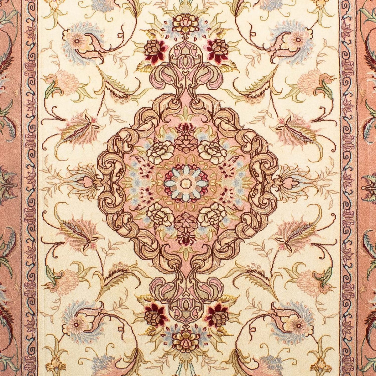 Runner Perser Rug - Tabriz - Royal - 310 x 88 cm - beige