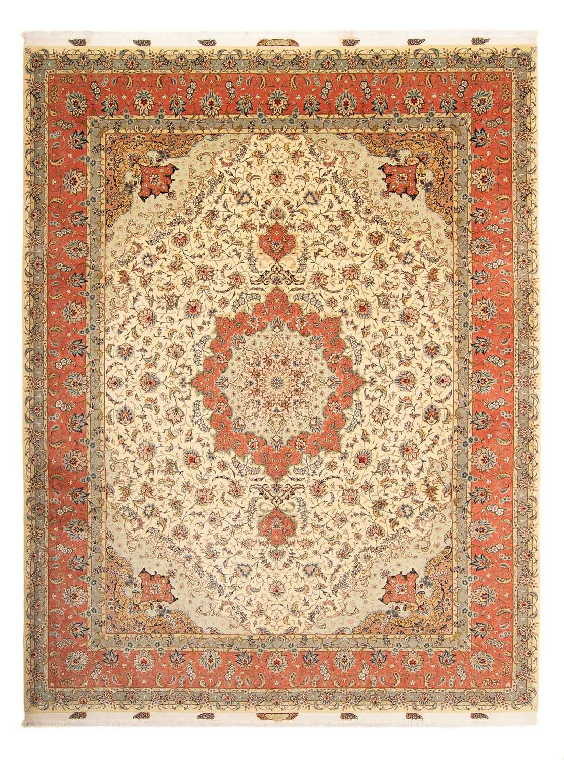 Perser Rug - Tabriz - Royal - 387 x 307 cm - brown
