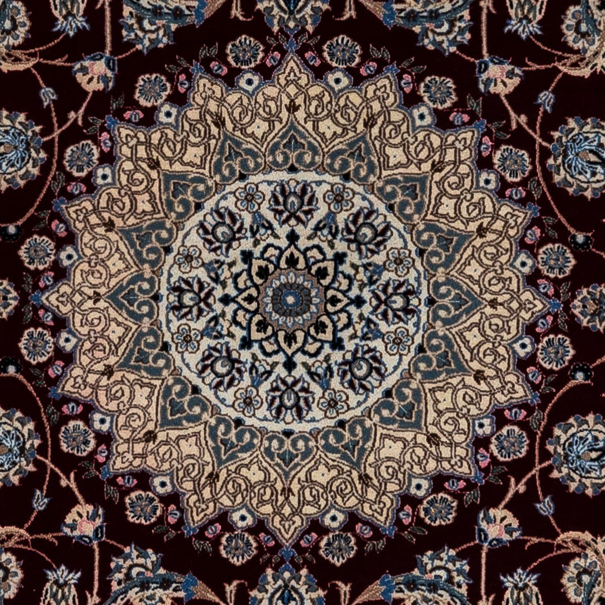 Perser Rug - Nain - Royal - 348 x 248 cm - black