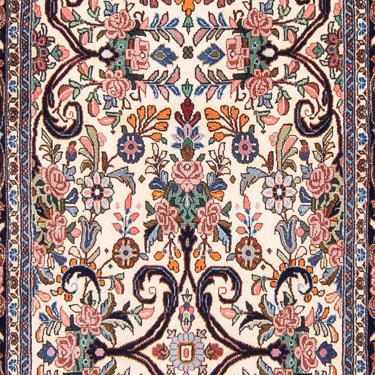 Runner Perser Rug - Bidjar - 400 x 91 cm - beige