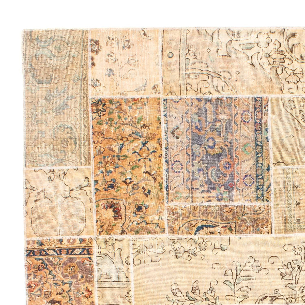 Patchwork Rug 241x305cm - Perserteppich Wollteppich