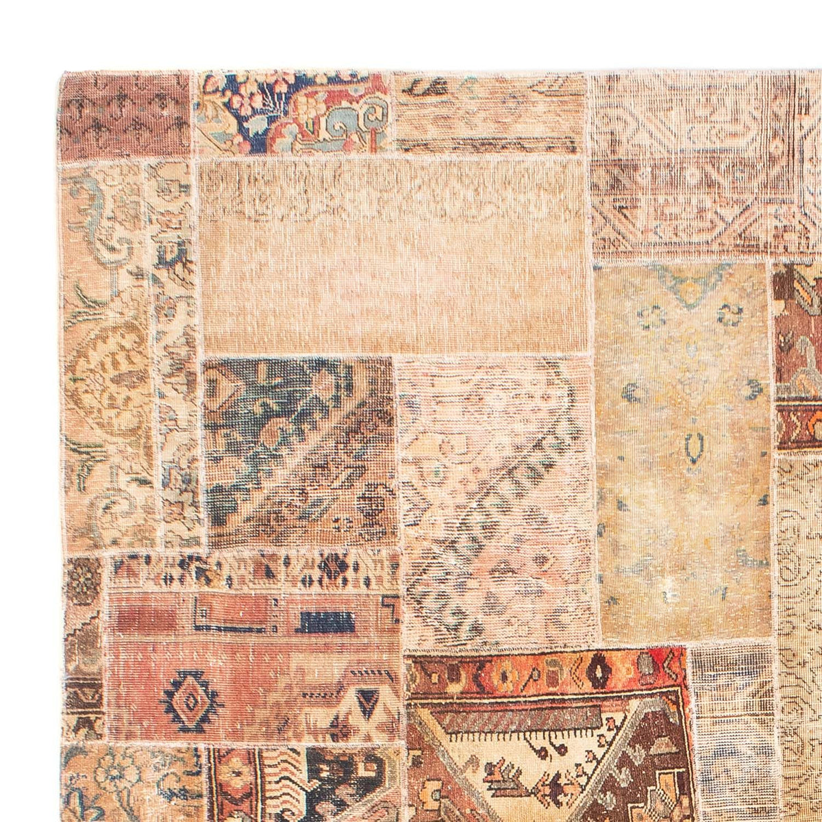 Patchwork Rug 235x304cm - Perserteppich Wollteppich