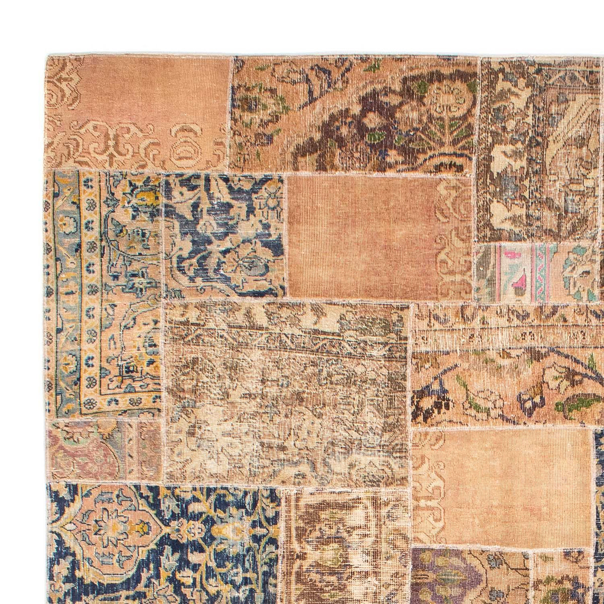 Patchwork Rug 242x304cm - Perserteppich Wollteppich
