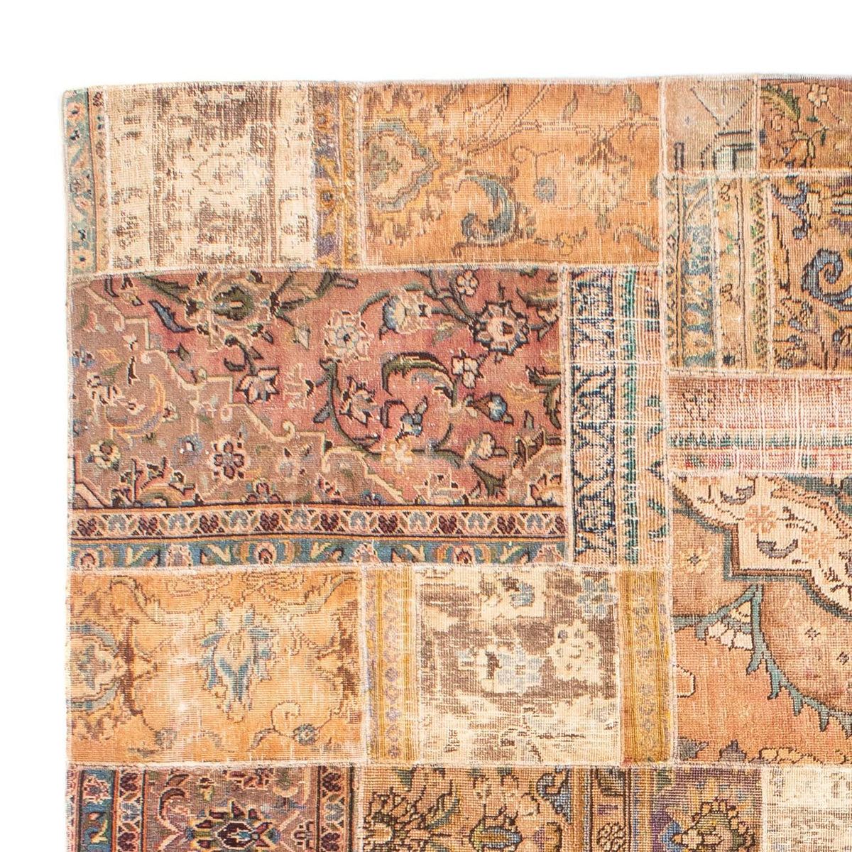 Patchwork Rug 241x301cm - Perserteppich Wollteppich