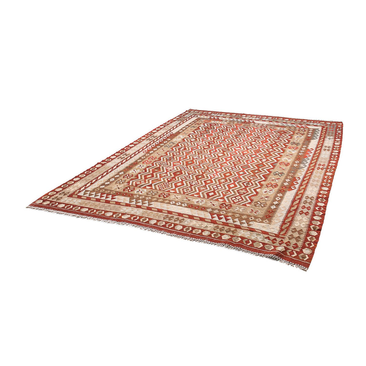 Kelim Rug - Splash - 271 x 212 cm - multicolored