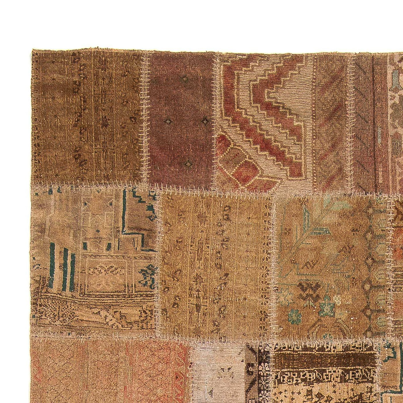 Patchwork Rug 256x172cm - Wool Rug