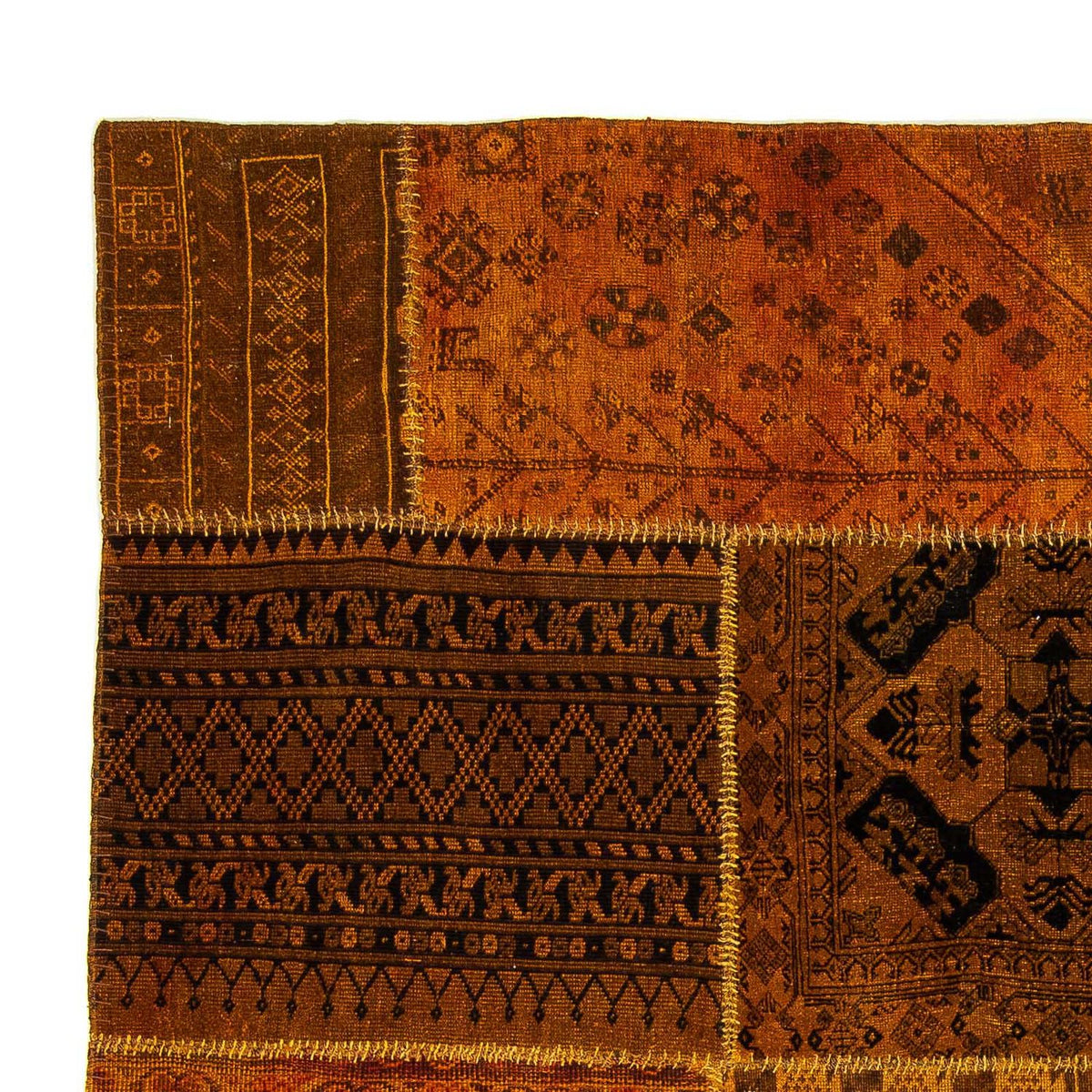 Patchwork Rug 200x289cm - Wool Rug