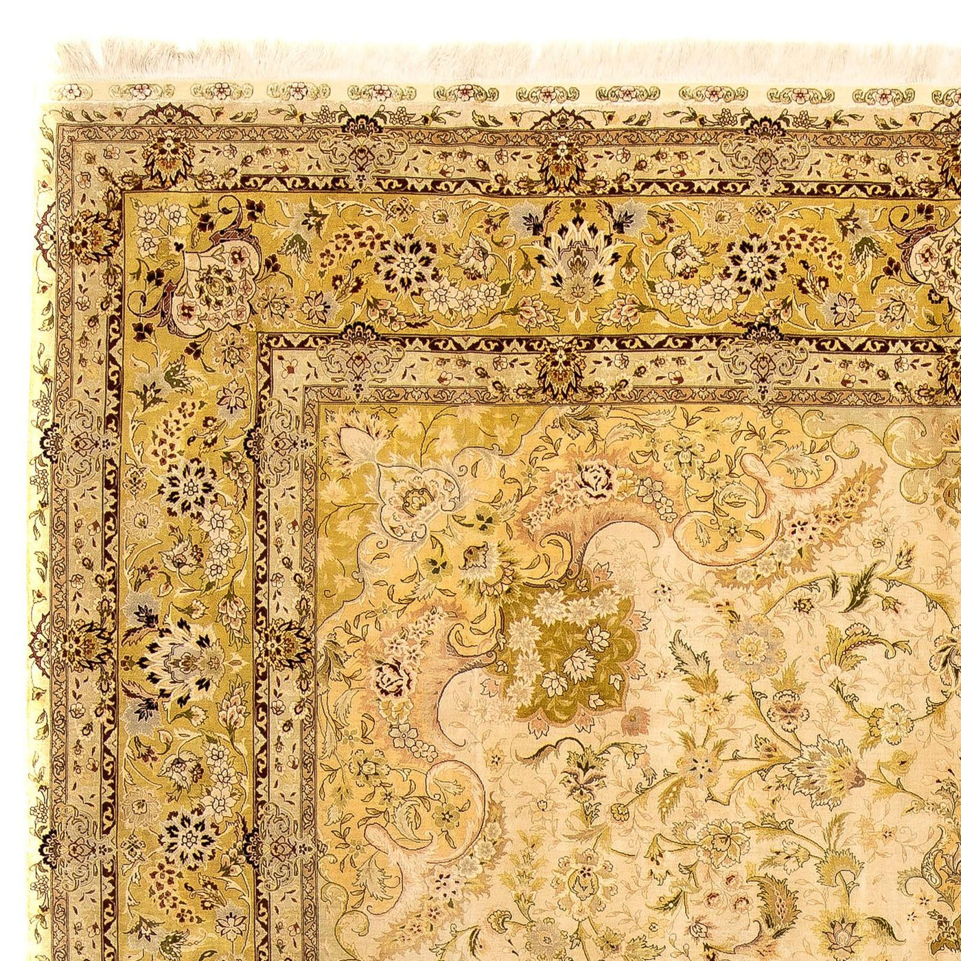 Hereke Silk Rug 375x277cm - Oriental Rug