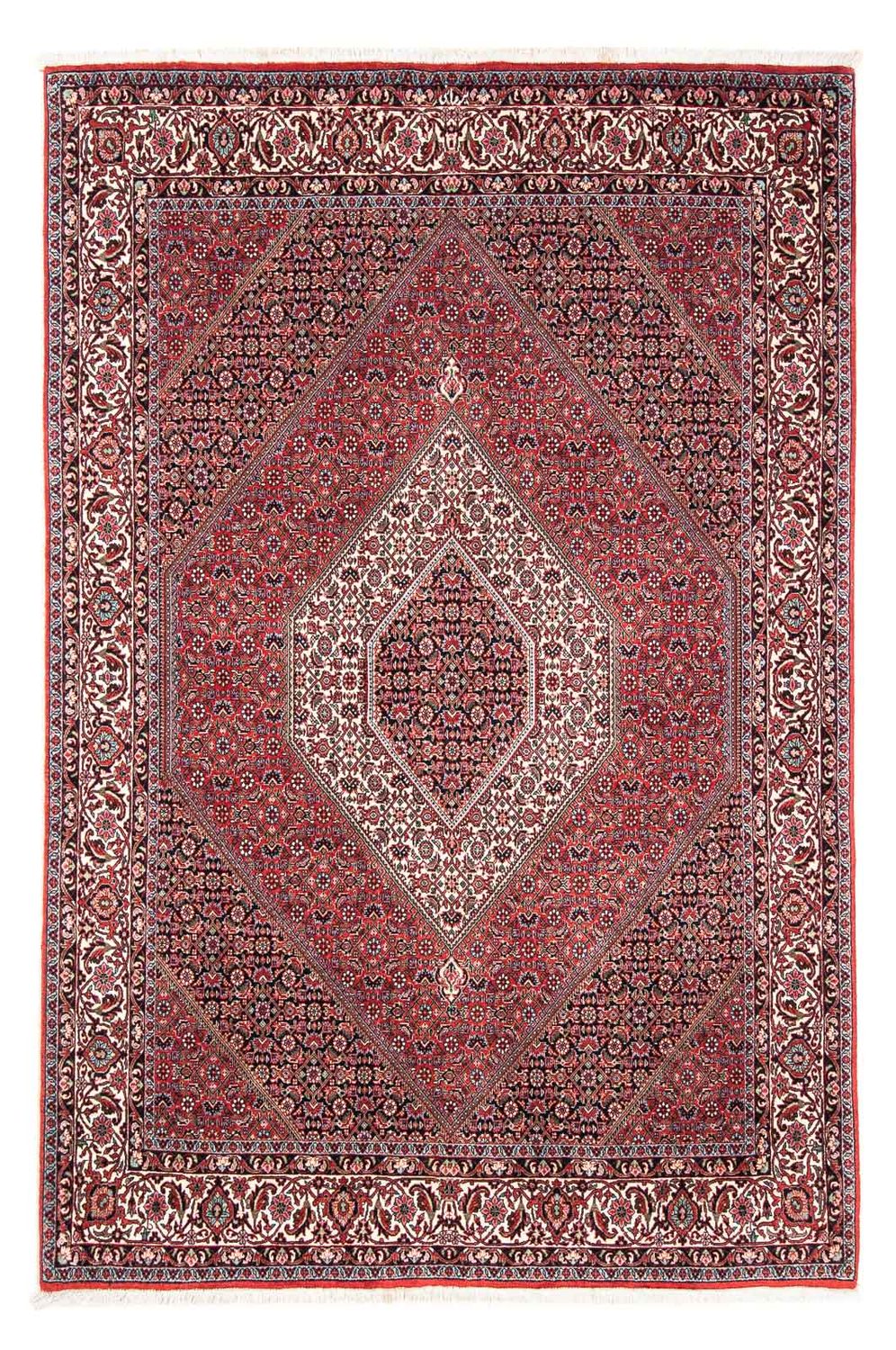 Perser Rug - Bidjar - 241 x 172 cm - dark red