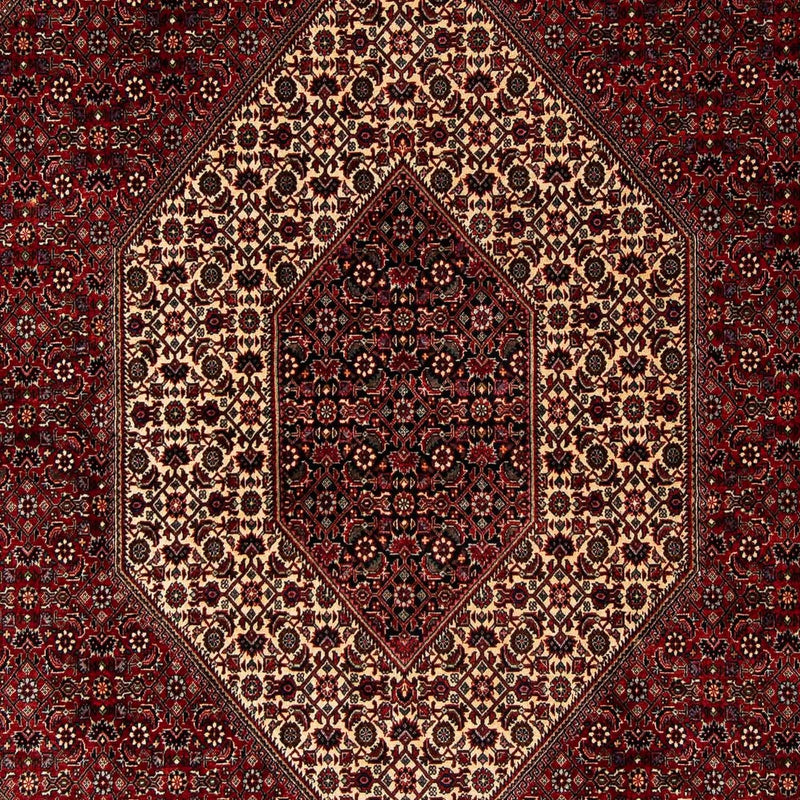 Perser Rug - Bidjar - 251 x 201 cm - dark red