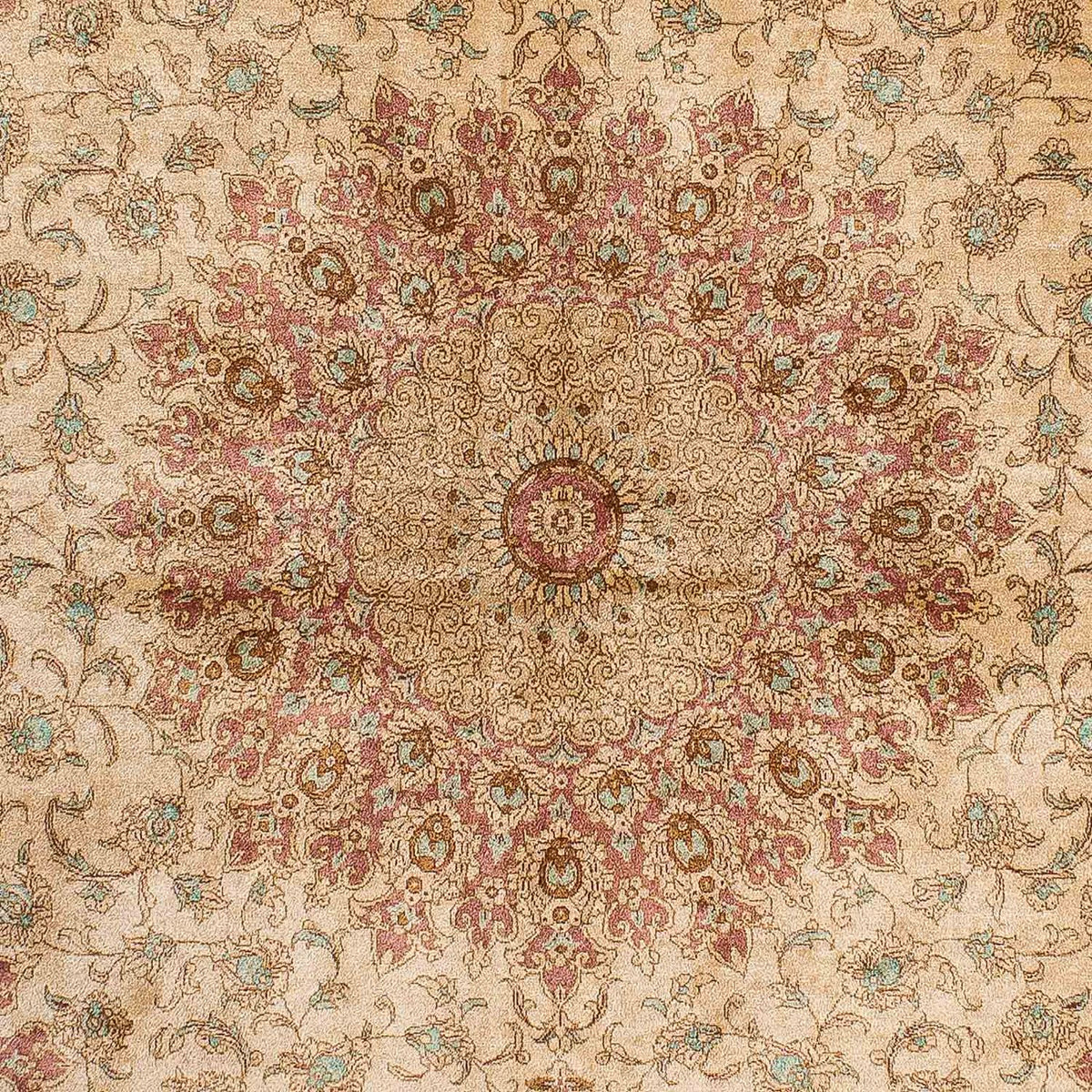 Perser Rug - Ghom - 198 x 134 cm - beige