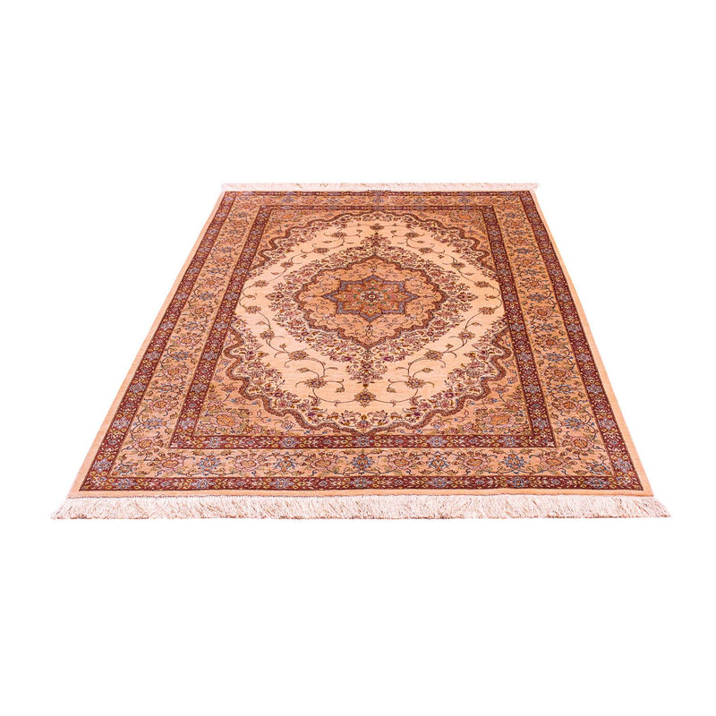 Silk Rug - Ghom Silk - Premium - 188 x 130 cm - beige