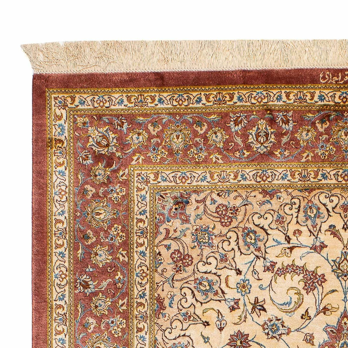 Qom - Silk Rug 200x128cm - Oriental Rug