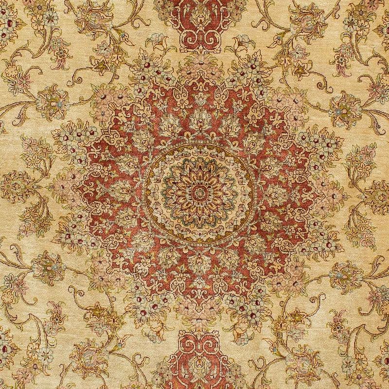 Silk Rug - Ghom Silk - Premium - 210 x 130 cm - beige